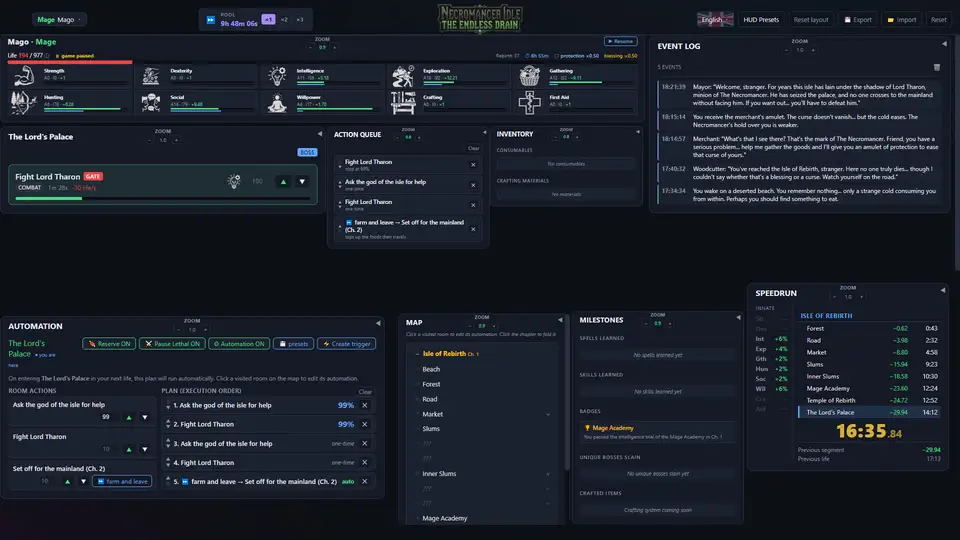 Necromancer Idle: The Endless Drain screenshot 5