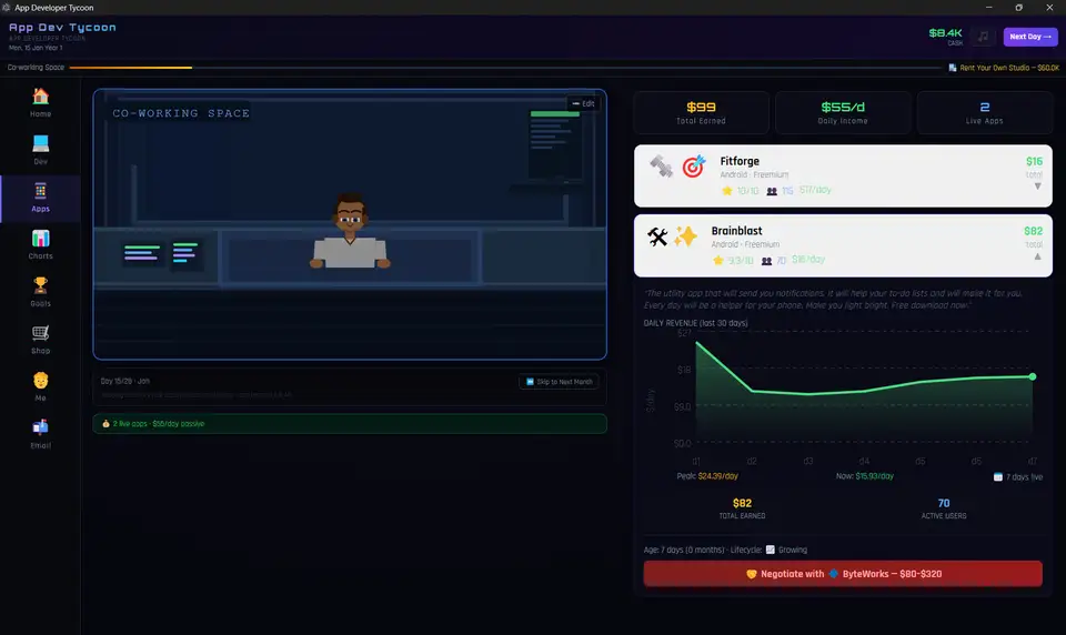 App Developer Tycoon screenshot 4