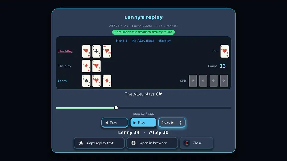 Just Cribbage screenshot 4