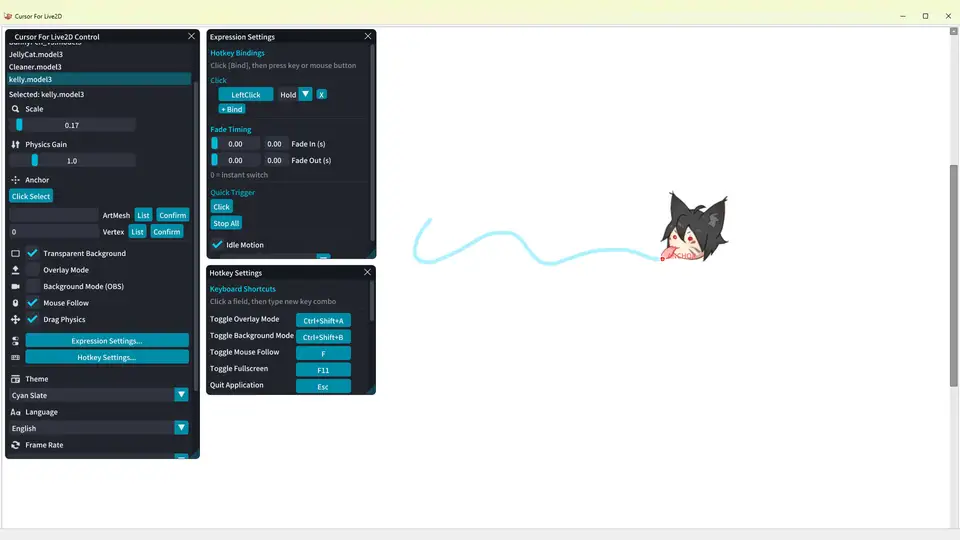 Cursor for Live2D screenshot 3