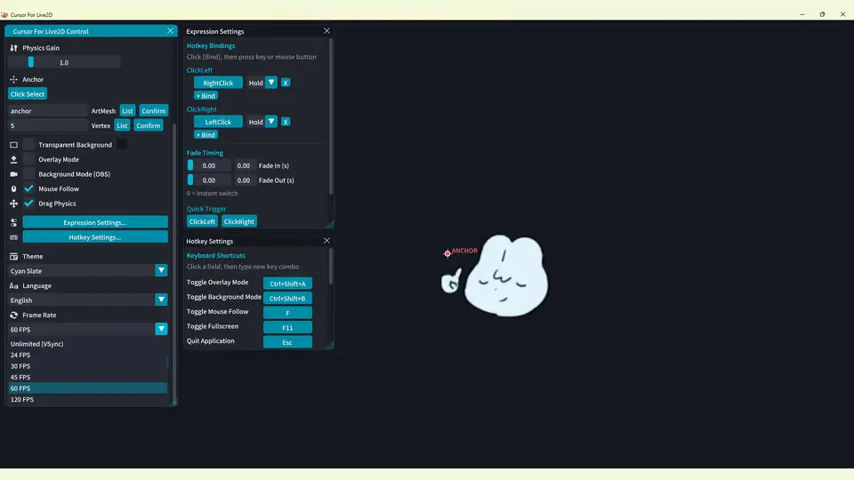 Cursor for Live2D screenshot 4