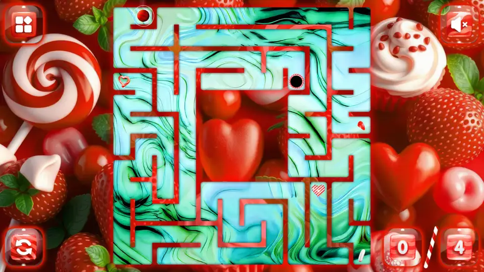 Sweetie Candy Maze: Crimson Strawberry screenshot 2
