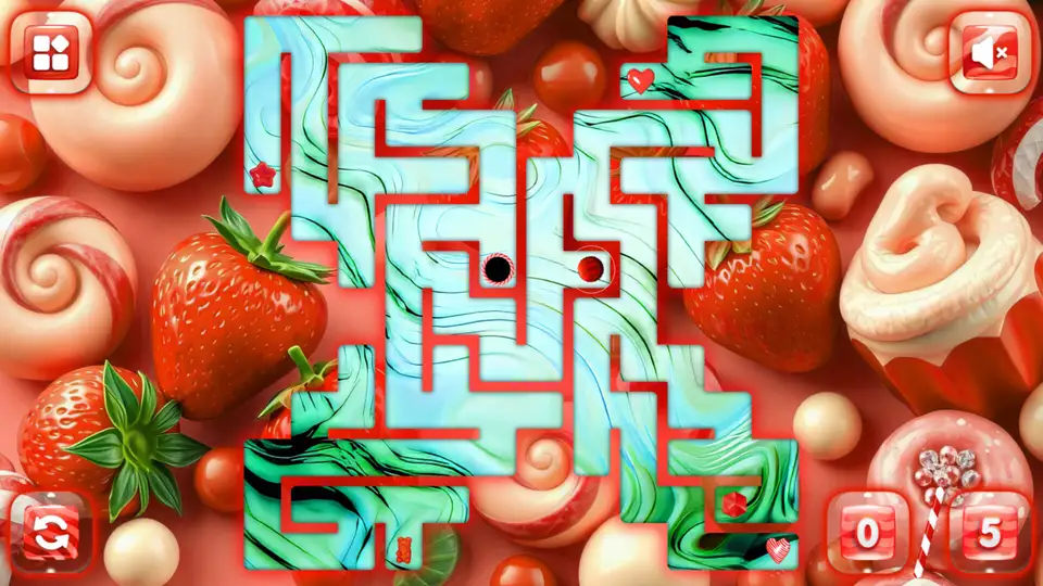 Sweetie Candy Maze: Crimson Strawberry screenshot 4