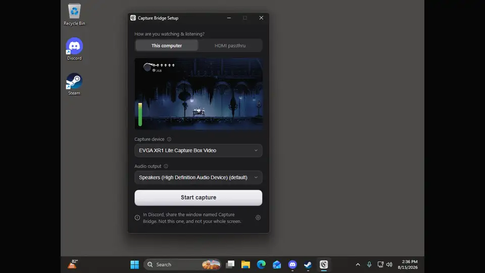 Capture Bridge (easy capture card share) screenshot 3