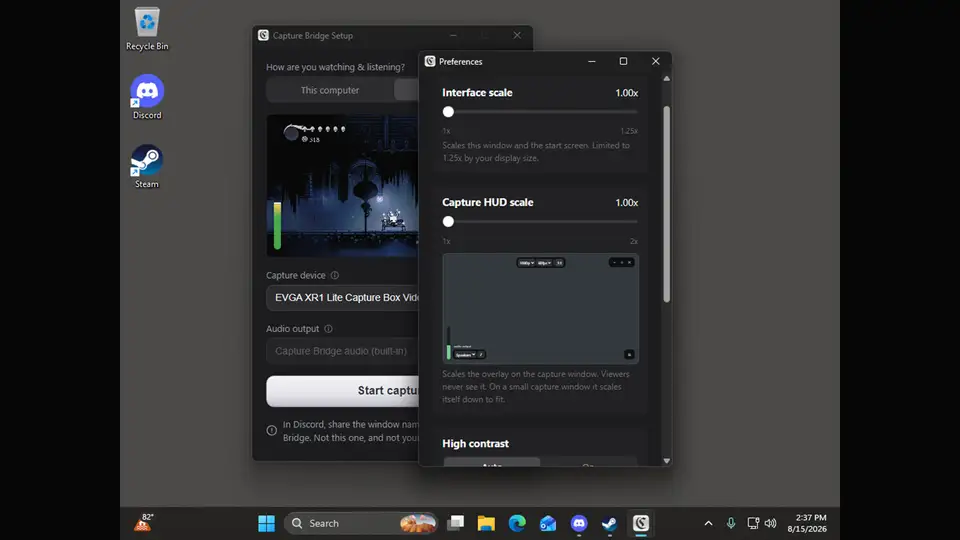 Capture Bridge (easy capture card share) screenshot 5