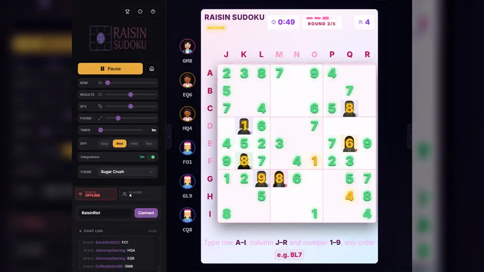 Raisin Sudoku screenshot 2