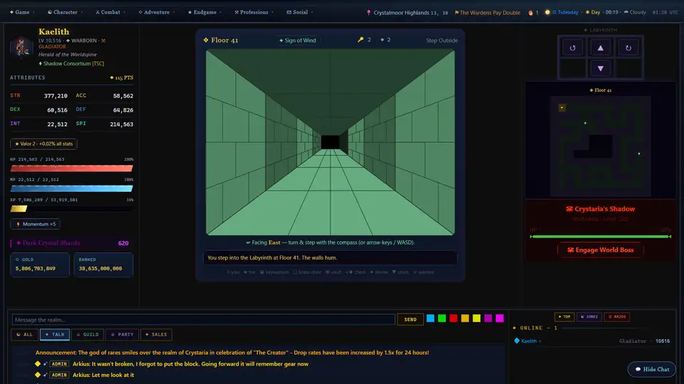 Crystaria Online screenshot 2