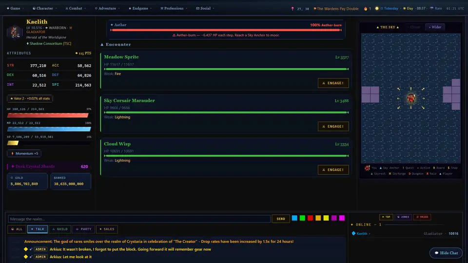 Crystaria Online screenshot 3