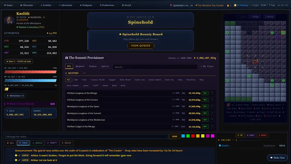 Crystaria Online screenshot 5