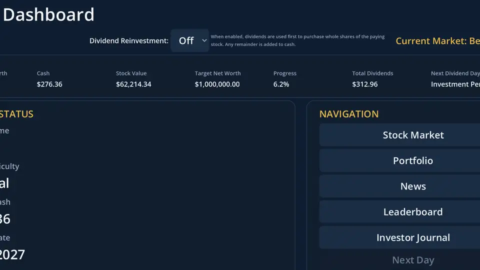 Road to Millionaire – Investing screenshot 1