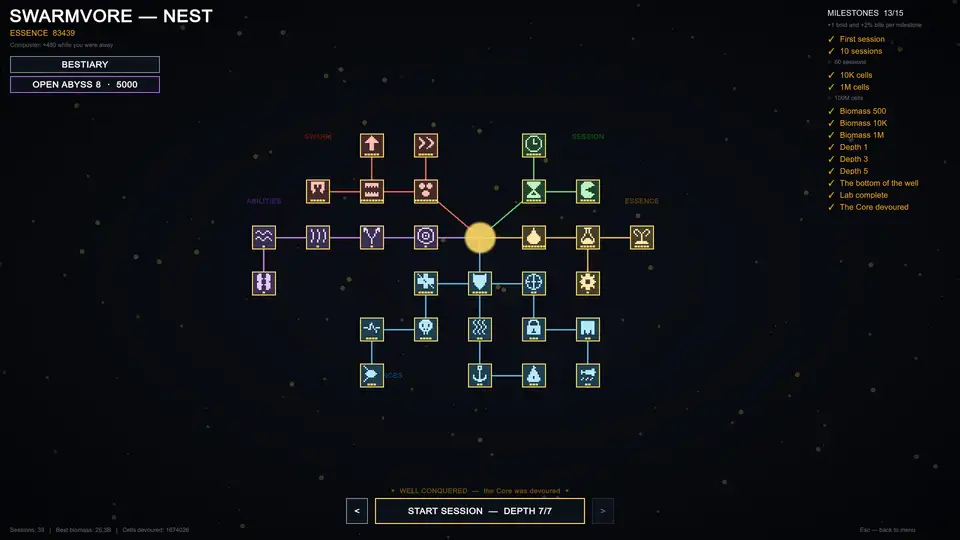 Swarmvore screenshot 1