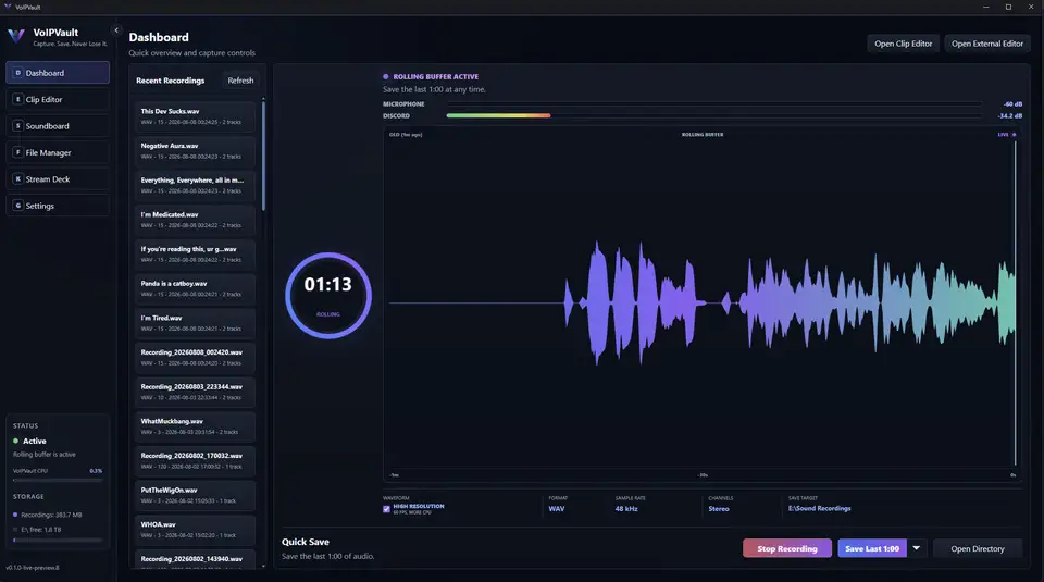VoIPVault screenshot 2