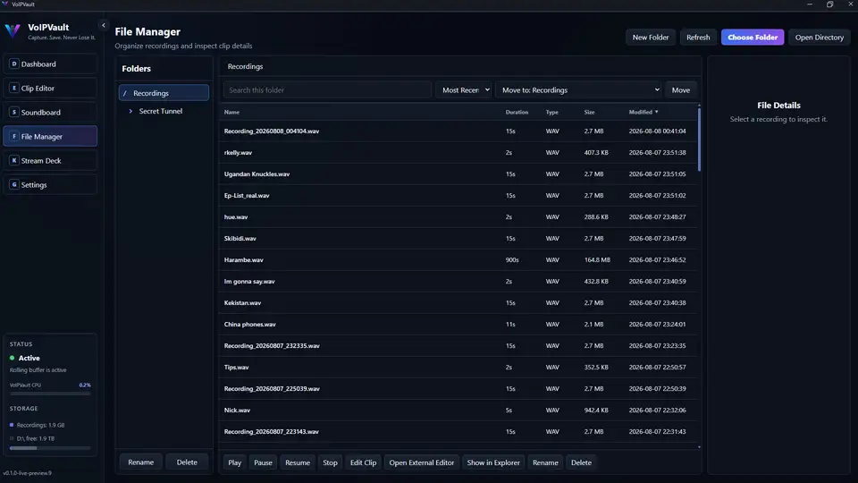 VoIPVault screenshot 5