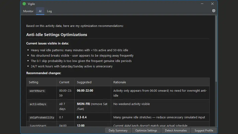 Vigilo screenshot 3