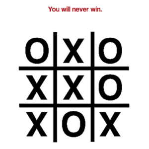 Impossible Tic Tac Toe The Unbeatable AI